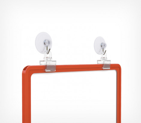 03_Присоска силиконовая с металлическим крючком SC-MH диаметр 30 мм, Прозрачный