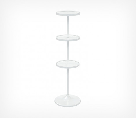 01_Дисплей UNIBOWL-RX-3, 3 пластиковые полки, Белый