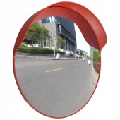 Зеркало сферическое, внешнее, 1000 мм, в комплекте с креплением, красное