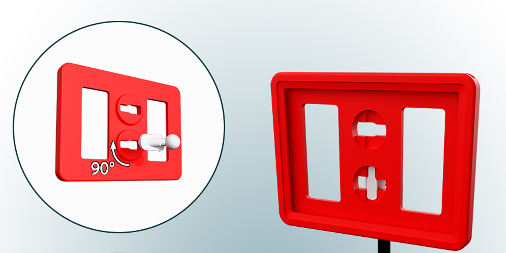 Рамка ТЕХНОМИНИ на круглой подставке