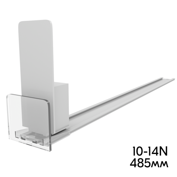 sk_Пружинный толкатель 40х100 мм FORTA MAGNA-2 10-14N, с ограничителем 55х56 мм, 10-14 ньютонов, 485 мм