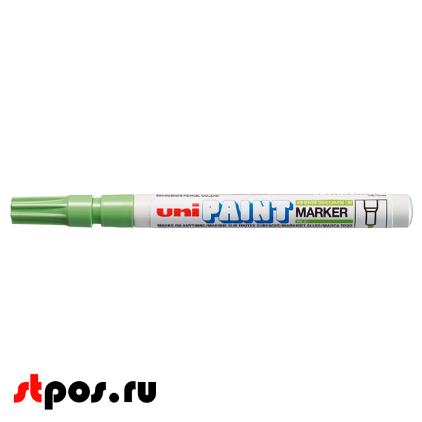 00_Маркер-краска PAINT PX-21 для письма по любой поверхности,толщина линии 0,8-1,2 мм,овальный,САЛАТНЫЙ