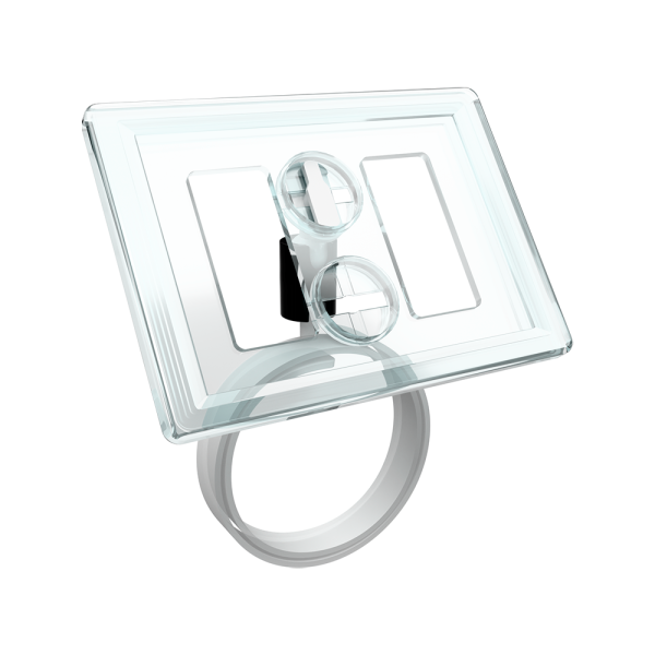 sk_Рамка ТЕХНО А8 прозрачная, черный держатель TECHNO ROLL-VL спираль-улитка на колбасу