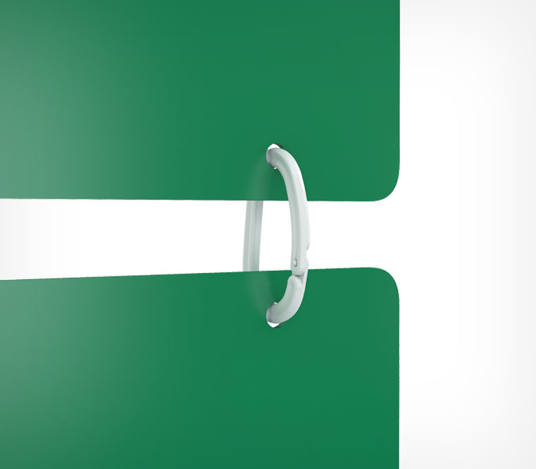 02_Кольцо пластиковое овальной формы P-RING