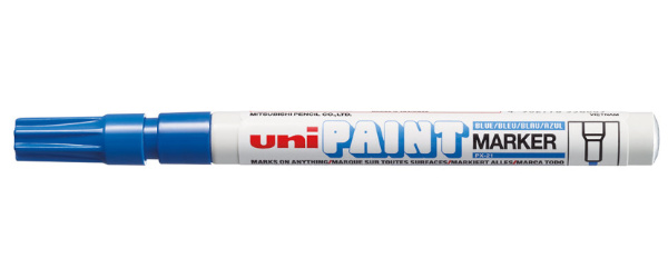 1_Маркер-краска PAINT PX-21 для письма по любой поверхности,толщина линии 0,8-1,2 мм,овальный,СИНИЙ