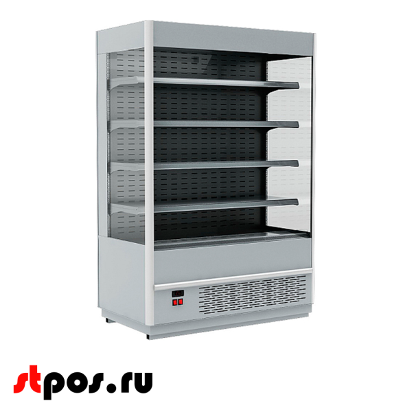 00_Горка холодильная Полюс Carboma FC20-07 VM1,0-2(Cube1930-710 ВХСп-1,0),1060х710х1930мм,ночная шторка