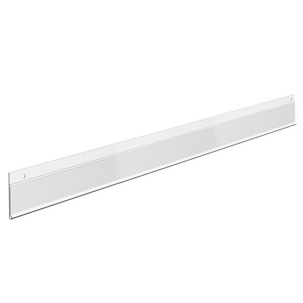 sk_Ценникодержатель универсальный с отверстиями для клипс DBH39, без клипс, 1000 мм, Прозрачный sk_Ценникодержатель универсальный с отверстиями для клипс DBH39, без клипс, 1000 мм, Прозрачный