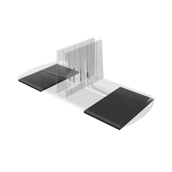 sk_Клипса Т-образная для крепления пластиковых разделителей DIV-FOOT магнитный скотч