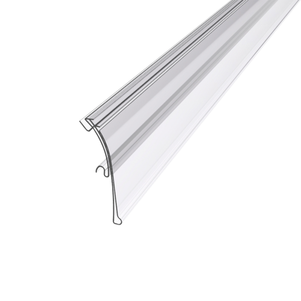 sk_Ценникодержатель полочный HSAC 39 длина  988 мм ПРОЗРАЧНЫЙ