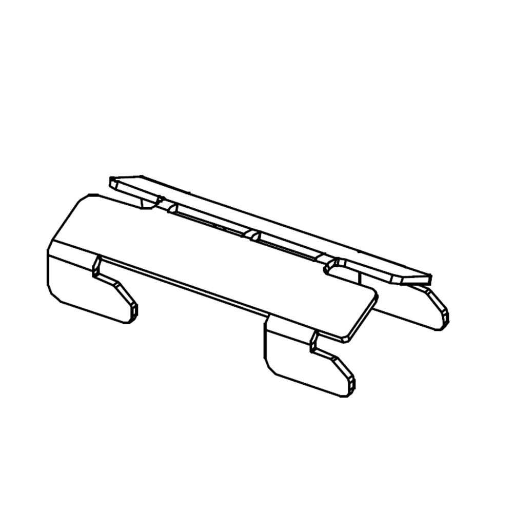 1_Кронштейн крепления стенки сетчатой (25 серия)