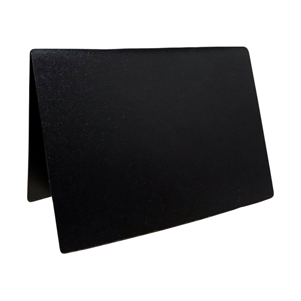 sk_1_Ценник-домик меловой из полипропилена 0,5мм, 74х52 мм, Черный