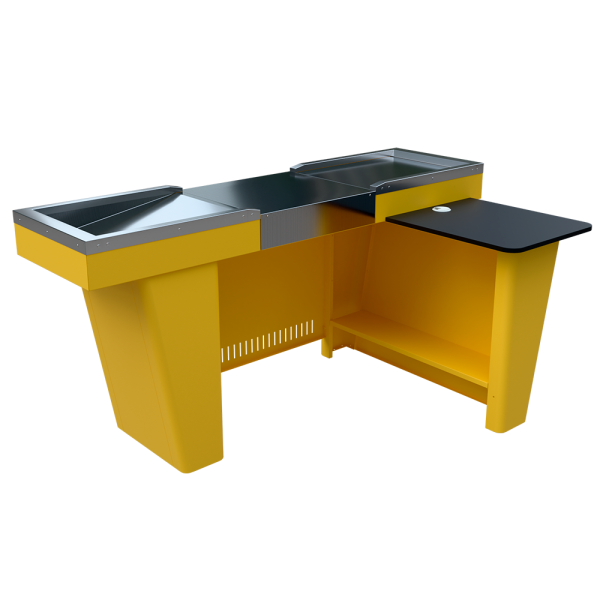 sk_1_Кассовый бокс Stream M-150N v3.0 (шлиф.нерж,вырезы под ДЯ,МК 2Т,глубокий накоп)RAL1018,Желтый,правый