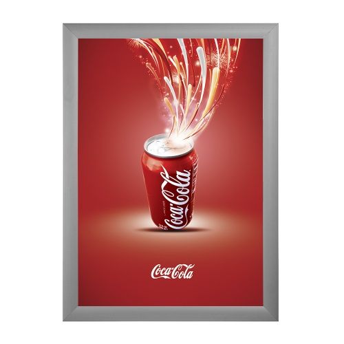 02_Алюминиевая рамка Нельсон ПН-62 А4 матовое серебро