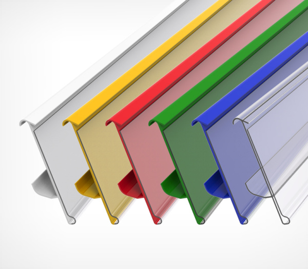 01_Ценникодержатель полочный TEN39 длина 1238 мм КРАСНЫЙ