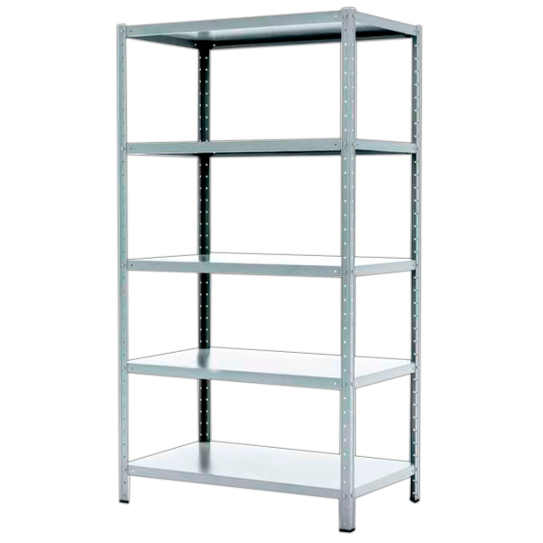 sk_НАБОР архивного стеллажа Промет HARD (1000кг на секцию) 2500х1000х600 (5 полк)