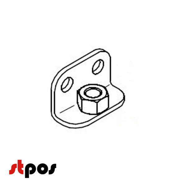 1_Опора под стойку С (Оцинкованная)