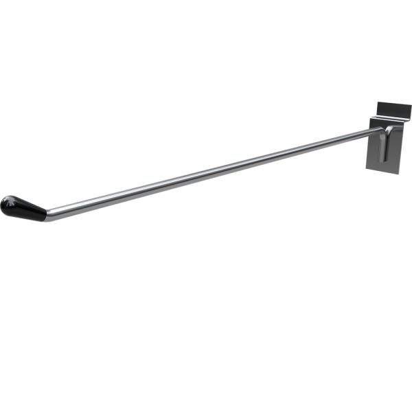 sk_Крючок для экономпанели одинарный, с наконечником 300мм, d5, Хром