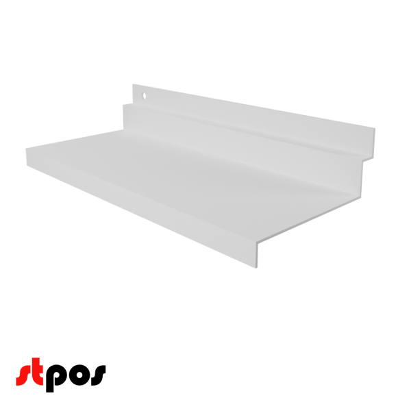 00_Полка для обуви для экономпанели 230х90мм, RAL9016 Белый