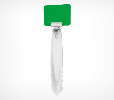 02_Большой пластиковый держатель-лопатка в лед DELI-STICK-ICE, Прозрачный
