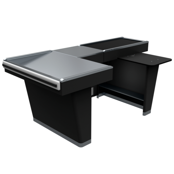 sk_1_Кассовый бокс Stream-XL-220-Т90 (тр-р 90см, ш.нерж.,б/выр,шир. нак.),Матовый,RAL9005,Черный,Правый