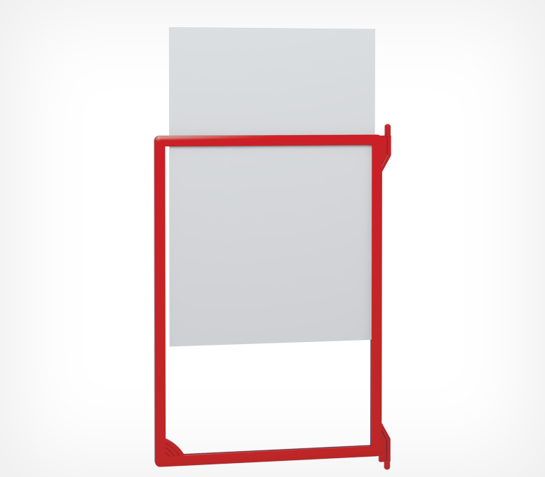 03_Основание для НАСТЕННОЙ перекидной системы на 10 рамок формата А4 INFOLINE-W