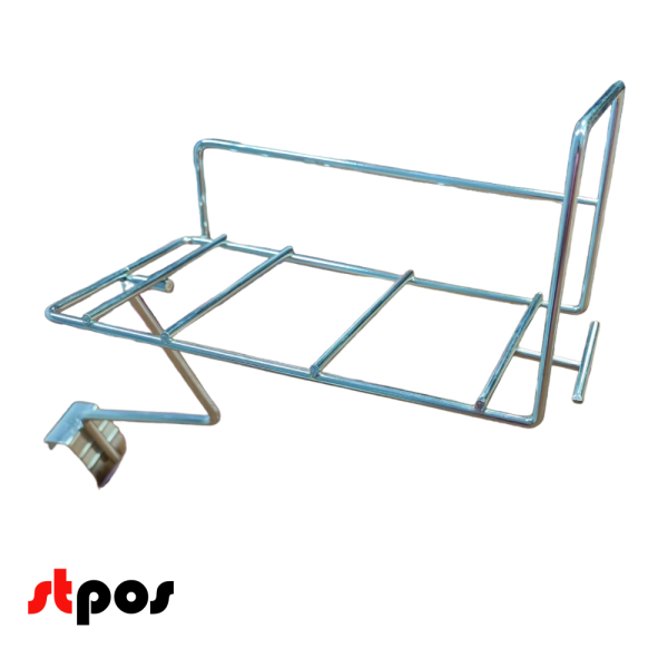 00_Держатель для миксера с ценникодержателем цинк-хром ( на штангу)