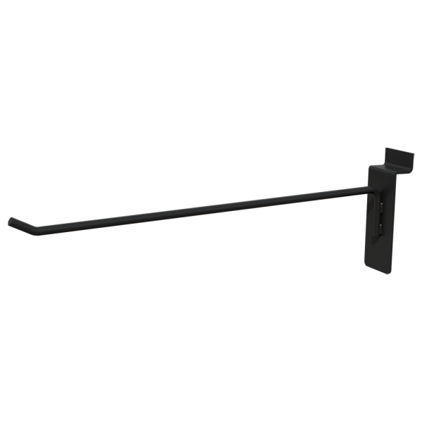 sk_Крючок для экономпанели одинарный, без наконечника 250мм, d5, Черный