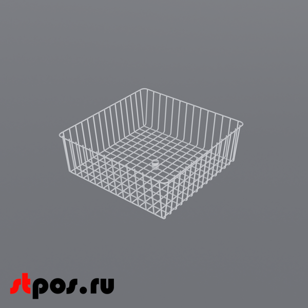 00_Корзина вращающаяся, RAL9016, Белый