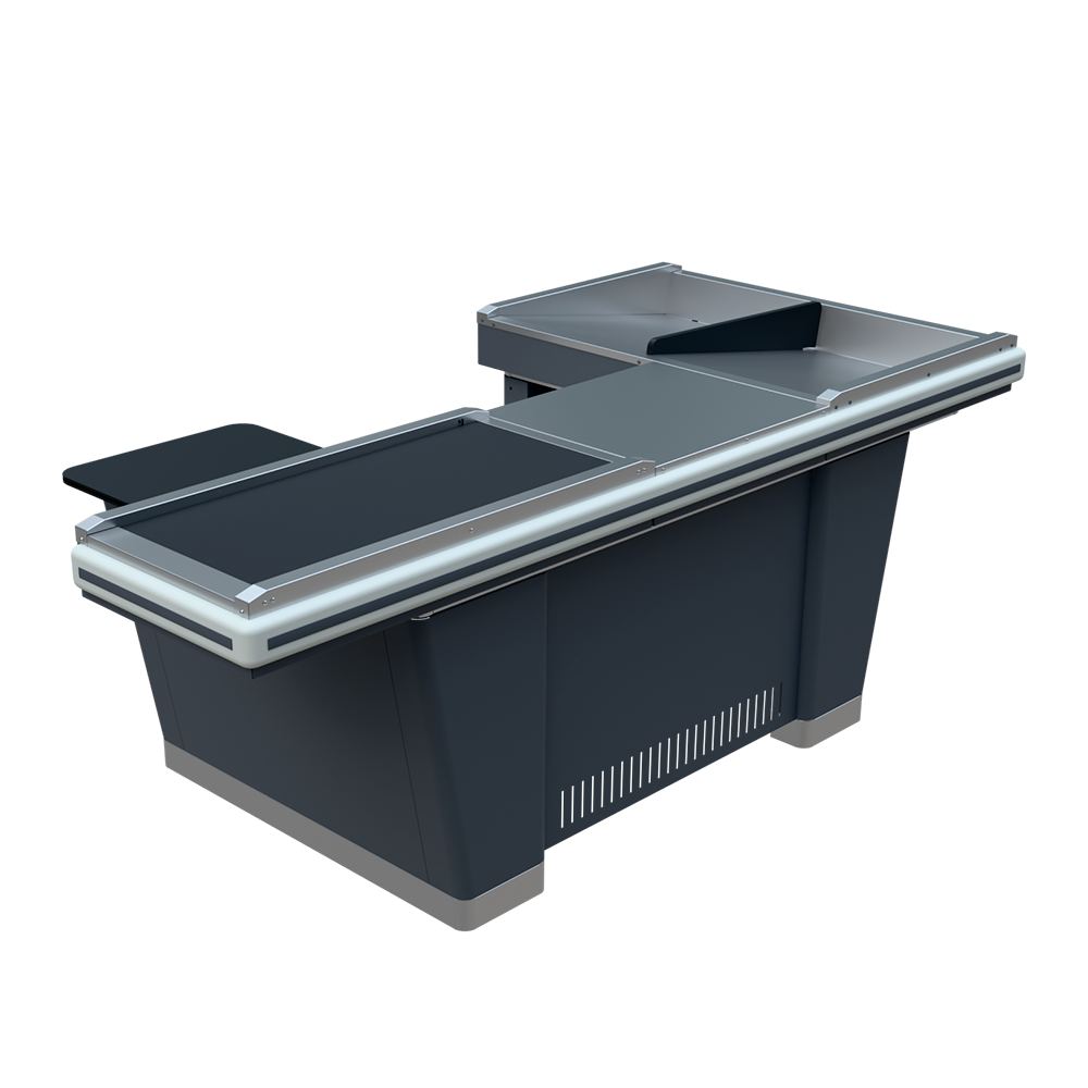 sk_2_Кассовый бокс Stream-XL-230-Т90 (тр-р 90см, ш.нерж.,без вырезов,шир. нак.),Муар,RAL7024,Серый,Правый