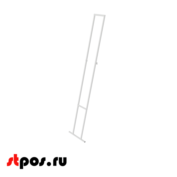 00_Стойка узкая стенда складного, RAL9016, Белый