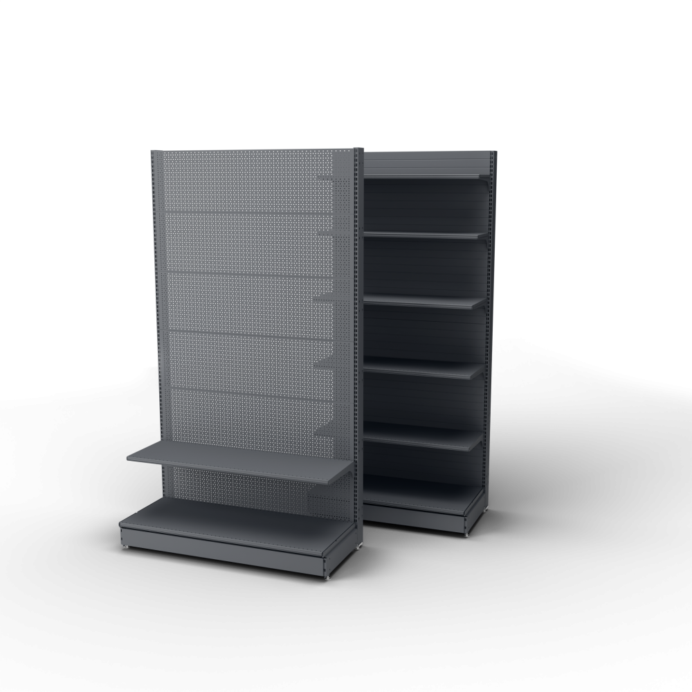 Скидка на стеллажи из наличия в сером цвете