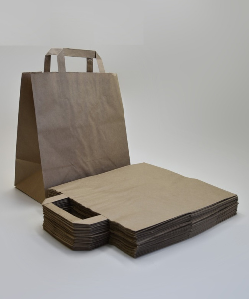 01_Крафт пакет 320х370х200 мм, Бурый, Набор 20 шт.
