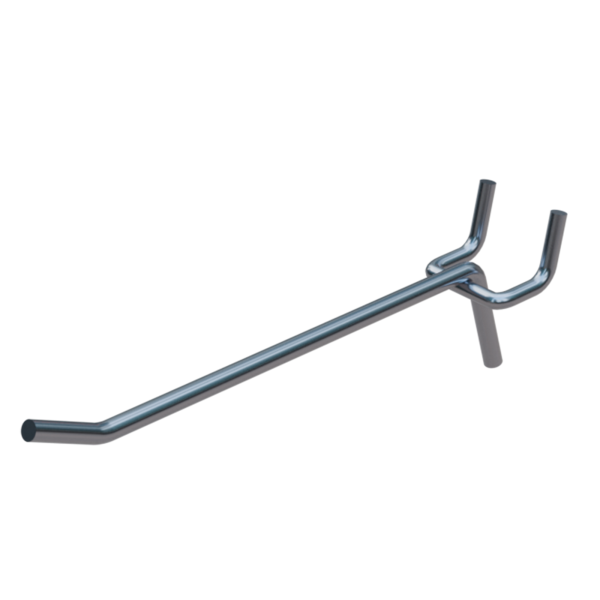 sk_Крючок для перфорации одинарный 150 мм, цинк-хром, d5мм, шаг 25