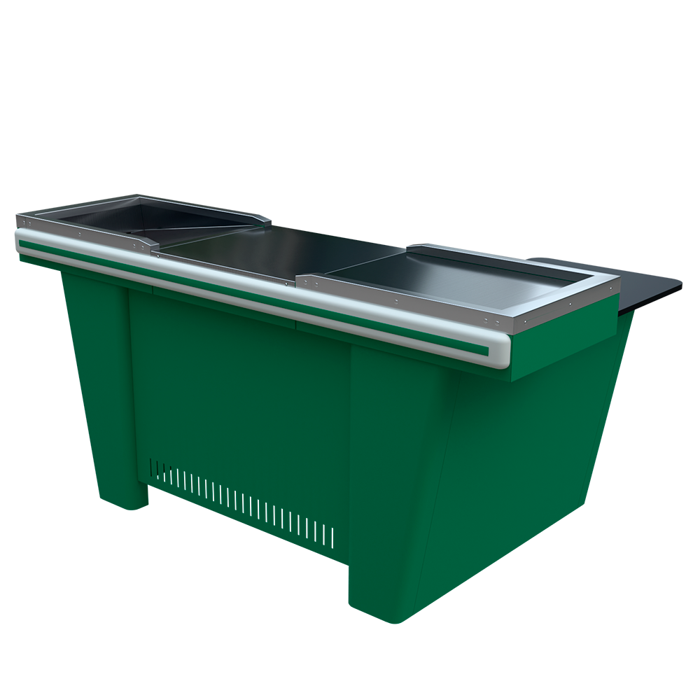 sk_2_Кассовый бокс Stream M-150N v3.0 (шлиф.нерж,вырезы под ДЯ,МК 2Т,глуб.накоп)RAL6029,Зеленый,левый