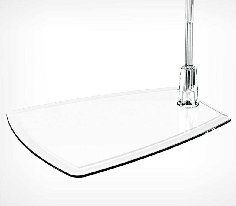 02_Подставка пластиковая универсальная под иголку DELI-FOT-ST, Прозрачный