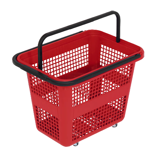 КОРЗИНЫ-ТЕЛЕЖКИ на колесах покупательские (54-90 литров)