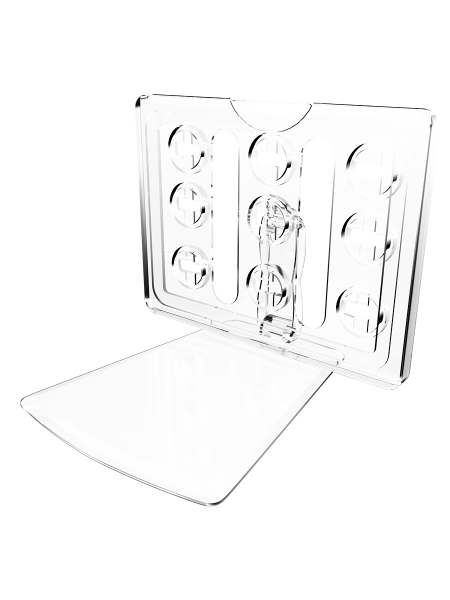 sk_Рамка ТЕХНО А7 прозрачная, прозрачный держатель TECHNO DELI-UNBO-SET40