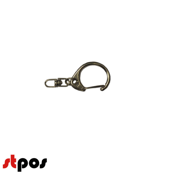 00_Карабин 20,25мм (серебро) с поворотным коннектором