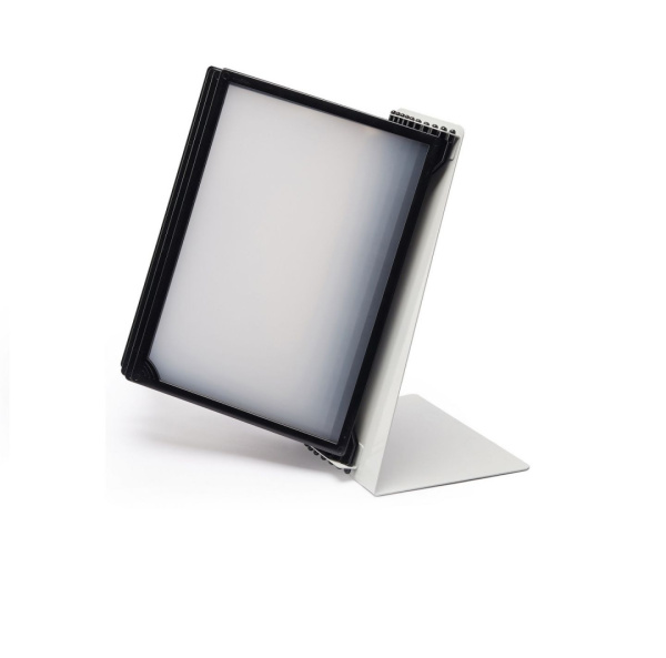 01_Система перекидная настольная 10 отделений А4 черная