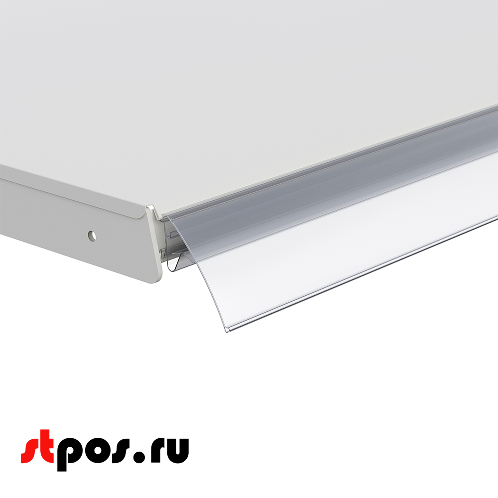 04_Профиль для создания угла наклона ANGLE-SUPPORT-U, 988мм, прозрачный