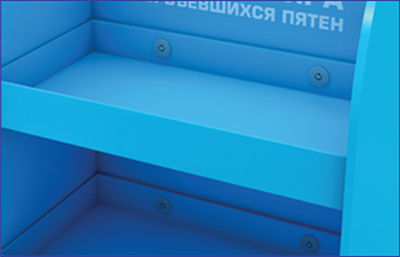 03_Замок плоский для универсальной заклепки SNAP-LOCK-F, Белый