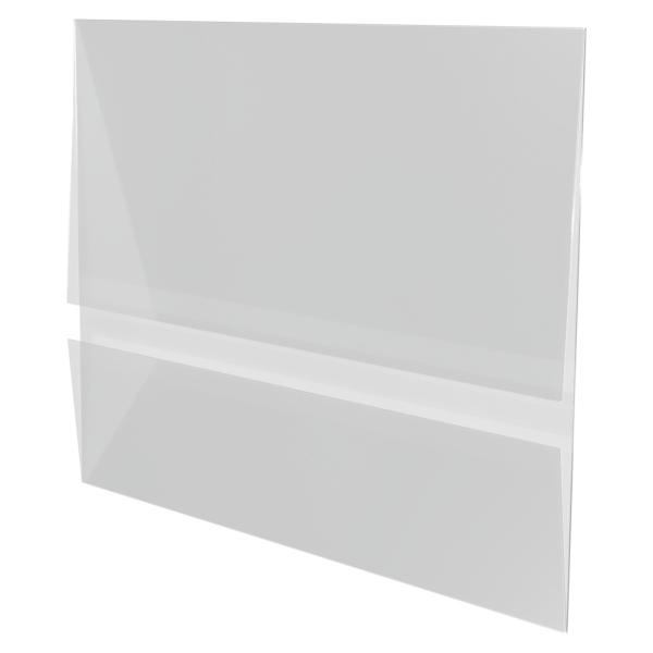 stpos_Карман для ценника С-PRICER 80х60мм горизонтальный, ПЭТ прозрачный