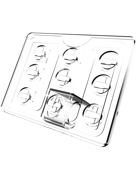 sk_Рамка ТЕХНО А7 прозрачная, прозрачный держатель TECHNO COIL CLIP