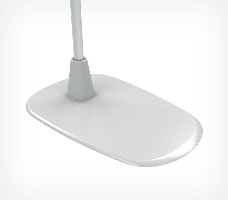 01_Подставка пластиковая универсальная c закругленными углами BASE-PL, Белый