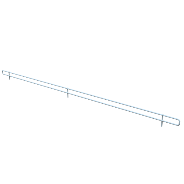 sk_Ограждение проволочное фронтальное 30h, 1250 мм (унив. для 25/50 серии), глянец, RAL9016 Белый