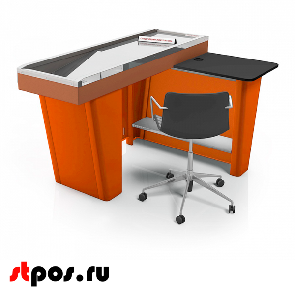 00_Кассовый бокс Stream-M-150N Light тумба кассира,глуб.нак.,без вырезов,шлиф.нерж,RAL2004,Оранжевый 00_Кассовый бокс Stream-M-150N Light тумба кассира,глуб.нак.,без вырезов,шлиф.нерж,RAL2004,Оранжевый