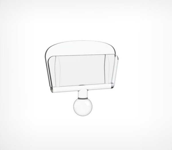 01_Держатель CARDHOLDER-VL.27мм, Прозрачный