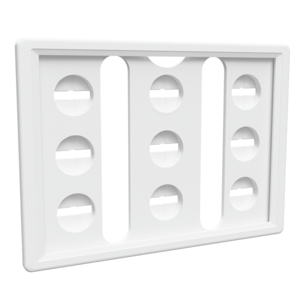 sk_Рамка пластиковая серии ТЕХНО МИНИ формата А7, TM А7, Белая