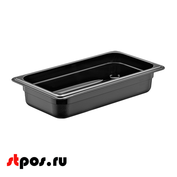 Гастроемкость из полипропилена 325х176х65мм (GN1/3 h-65)  черный R