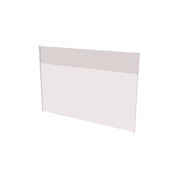 stpos_Ценникодержатель-карман c держателем каплей, горизонтальный, 60х40мм